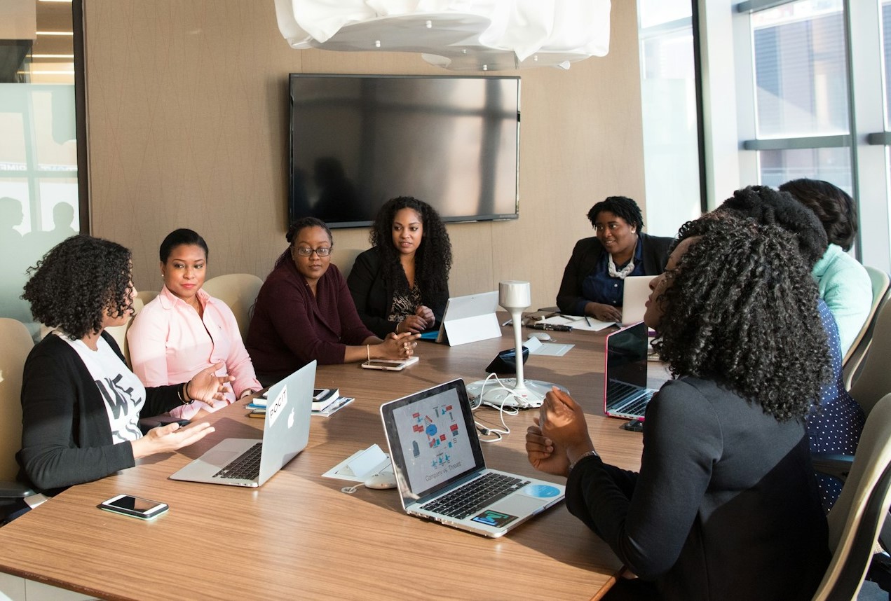 Diverse BIPOC women collaborating at Careerpoise Canada